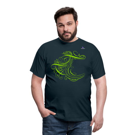 Men's T-Shirt "ornament" - azul marino