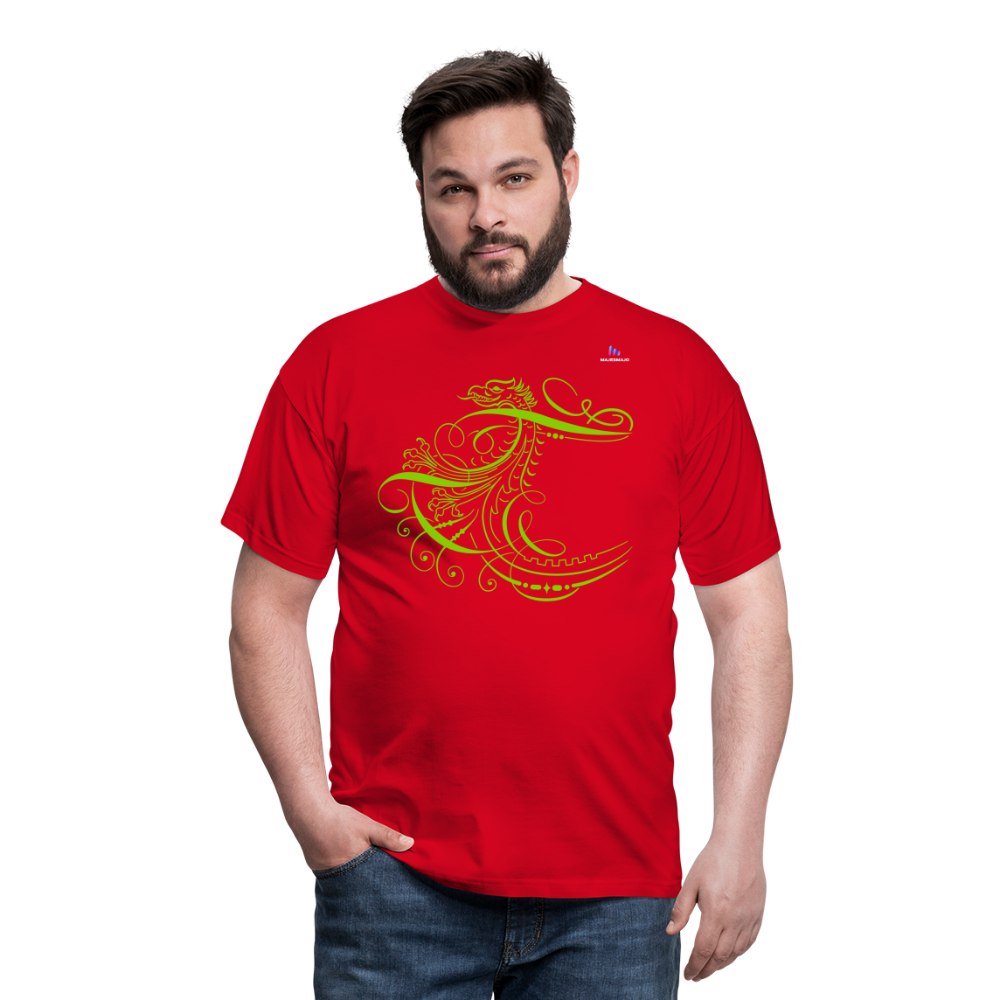 Men's T-Shirt "ornament" - rojo
