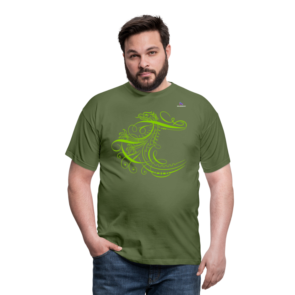 Men's T-Shirt "ornament" - verde oliva