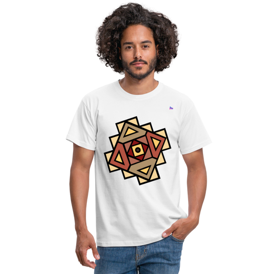 Men's T-Shirt "Native American Symbol" - blanco