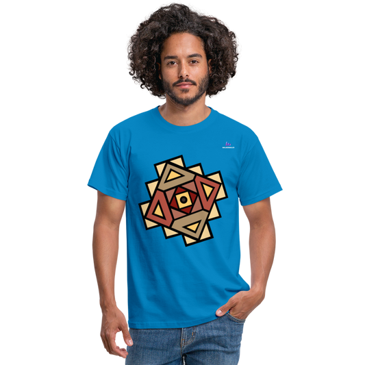 Men's T-Shirt "Native American Symbol" - azul intenso