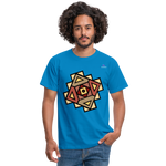 Men's T-Shirt "Native American Symbol" - azul intenso