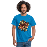 Men's T-Shirt "Native American Symbol" - azul intenso