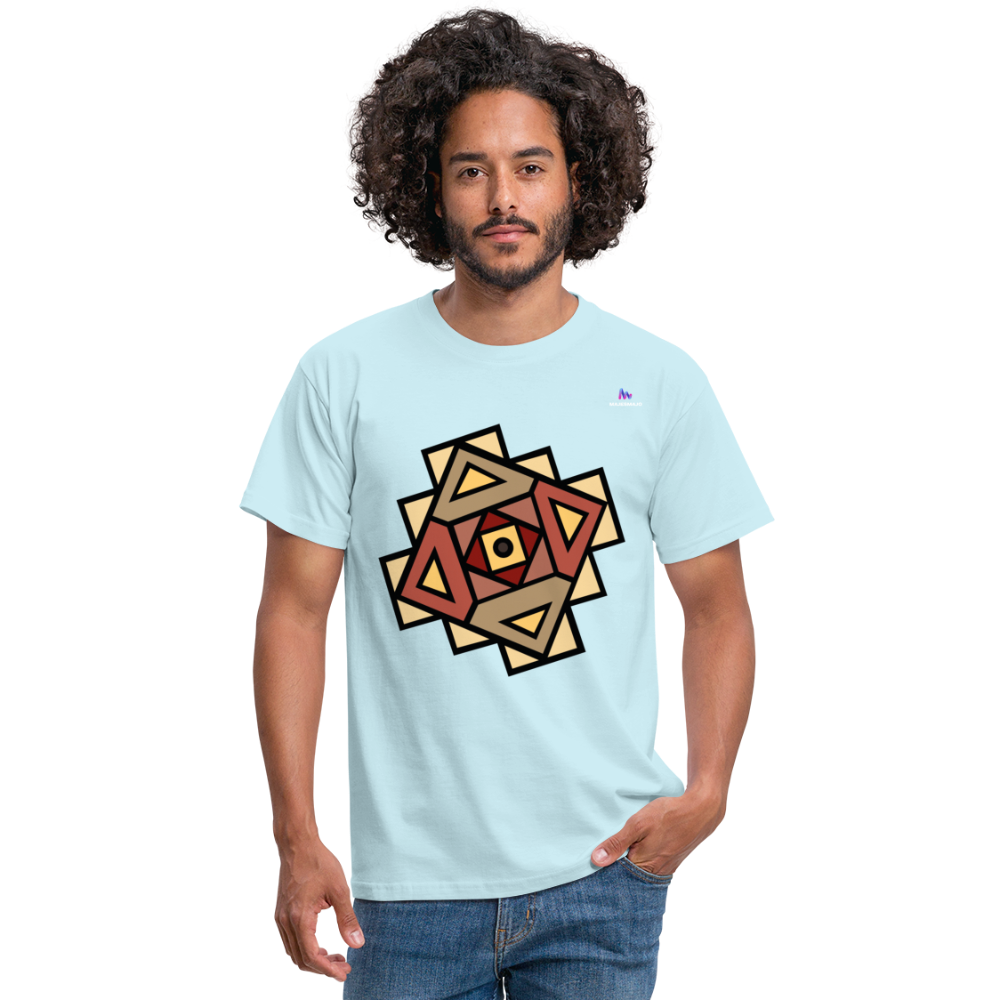 Men's T-Shirt "Native American Symbol" - celeste