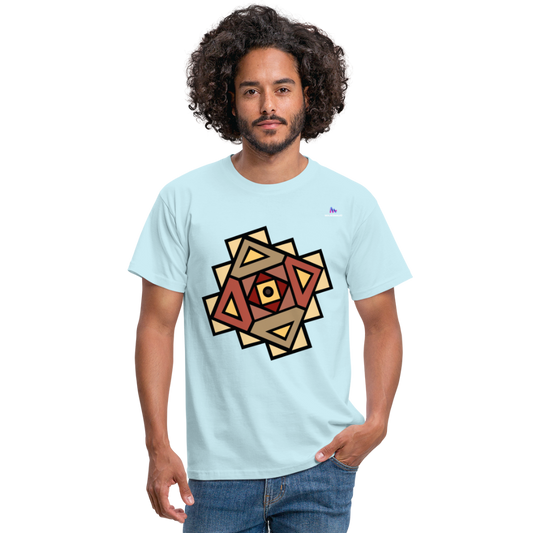 Men's T-Shirt "Native American Symbol" - celeste