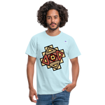 Men's T-Shirt "Native American Symbol" - celeste