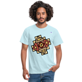 Men's T-Shirt "Native American Symbol" - celeste