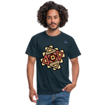 Men's T-Shirt "Native American Symbol" - azul marino