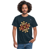 Men's T-Shirt "Native American Symbol" - azul marino