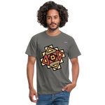 Men's T-Shirt "Native American Symbol" - gris grafito