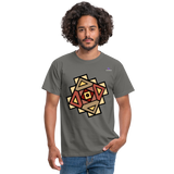 Men's T-Shirt "Native American Symbol" - gris grafito