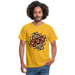 Men's T-Shirt "Native American Symbol" - amarillo