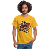 Men's T-Shirt "Native American Symbol" - amarillo