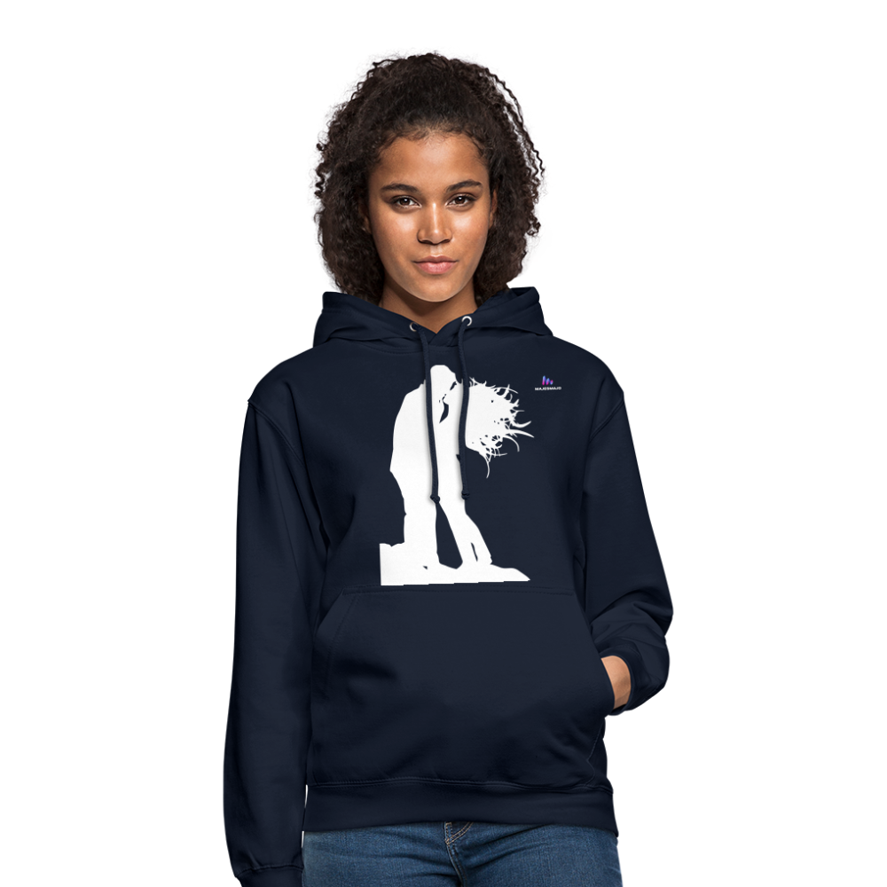 Unisex Hoodie "Lovers" - azul marino