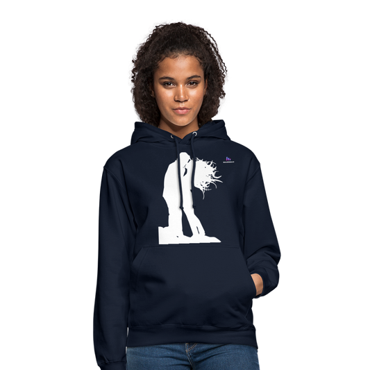 Unisex Hoodie "Lovers" - azul marino