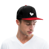 Snapback Cap "i love my" - negro/rojo