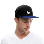 Snapback Cap "i love my" - negro/azul intenso