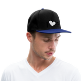 Snapback Cap "i love my" - negro/azul intenso