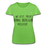 Women’s T-Shirt "Frech?" - verde claro