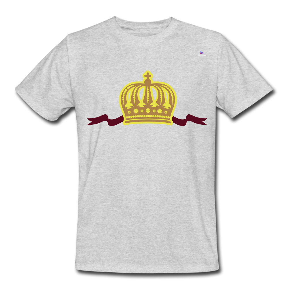 Men's Workwear T-Shirt "Crown" - gris jaspeado