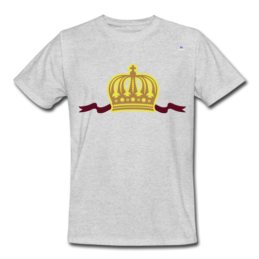 Men's Workwear T-Shirt "Crown" - gris jaspeado
