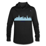 Unisex Tri-Blend Hoodie Shirt "Riyadh, Saudi Arabia" - negro