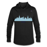 Unisex Tri-Blend Hoodie Shirt "Riyadh, Saudi Arabia" - negro