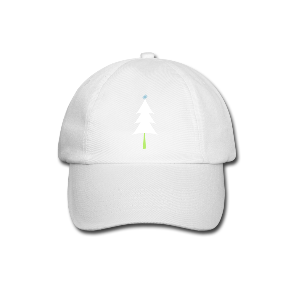 Baseball Cap "Christmas tree" - blanco/blanco