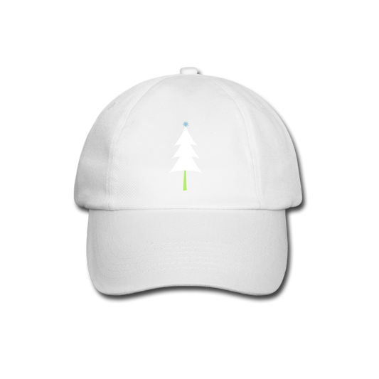Baseball Cap "Christmas tree" - blanco/blanco
