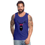 Men's Premium Tank Top "Deer" - azul real