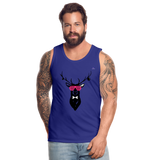 Men's Premium Tank Top "Deer" - azul real