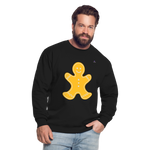 Unisex Sweatshirt "Gingerbread man" - negro