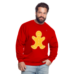 Unisex Sweatshirt "Gingerbread man" - rojo