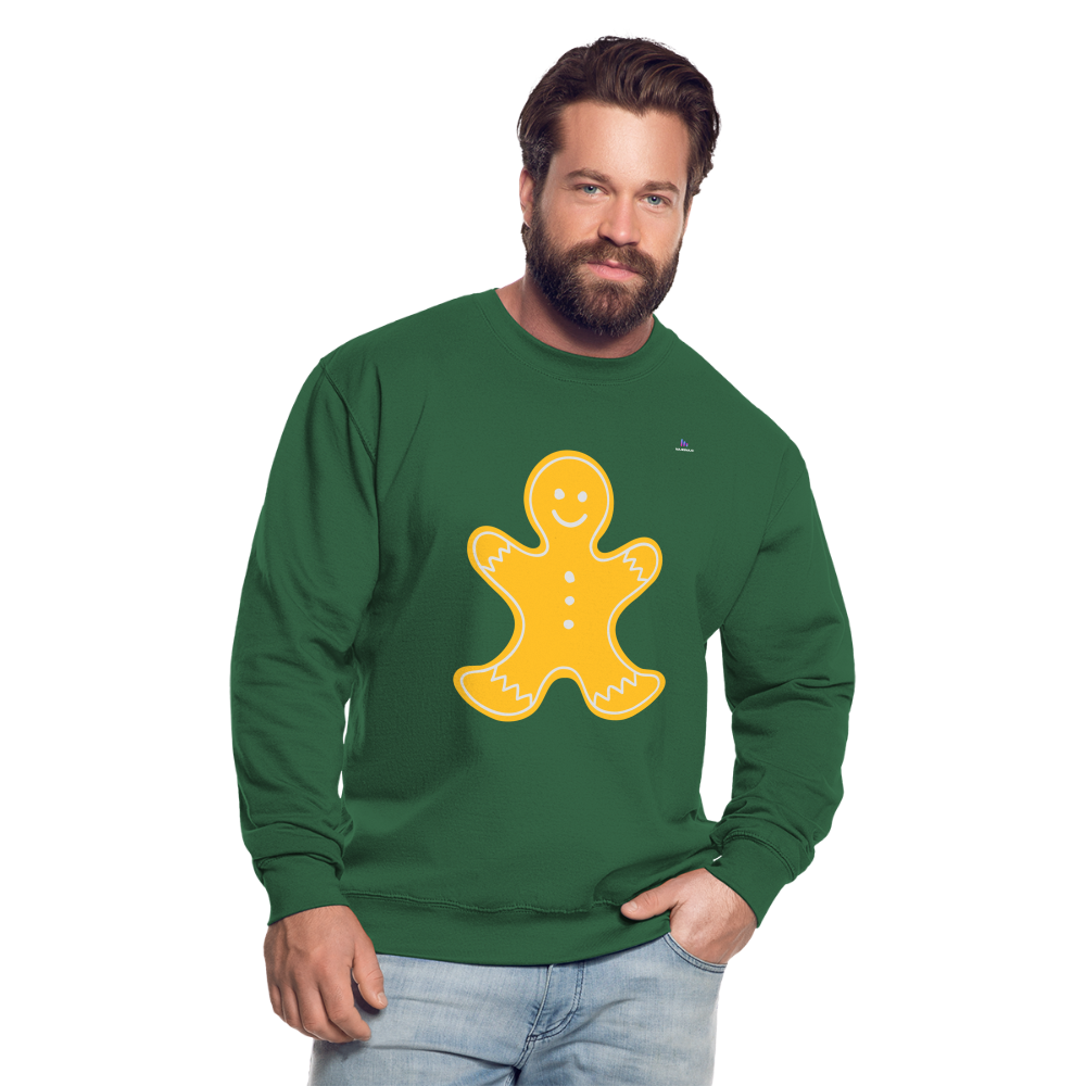 Unisex Sweatshirt "Gingerbread man" - verde