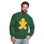 Unisex Sweatshirt "Gingerbread man" - verde