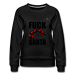 Women's Premium Sweatshirt "fuck santa" - negro