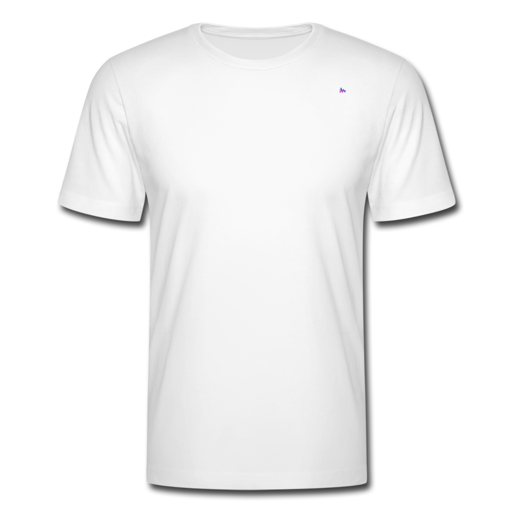 Men's T-Shirt Bella + Canvas "ECG heart" - blanco