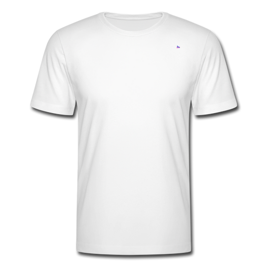 Men's T-Shirt Bella + Canvas "ECG heart" - blanco
