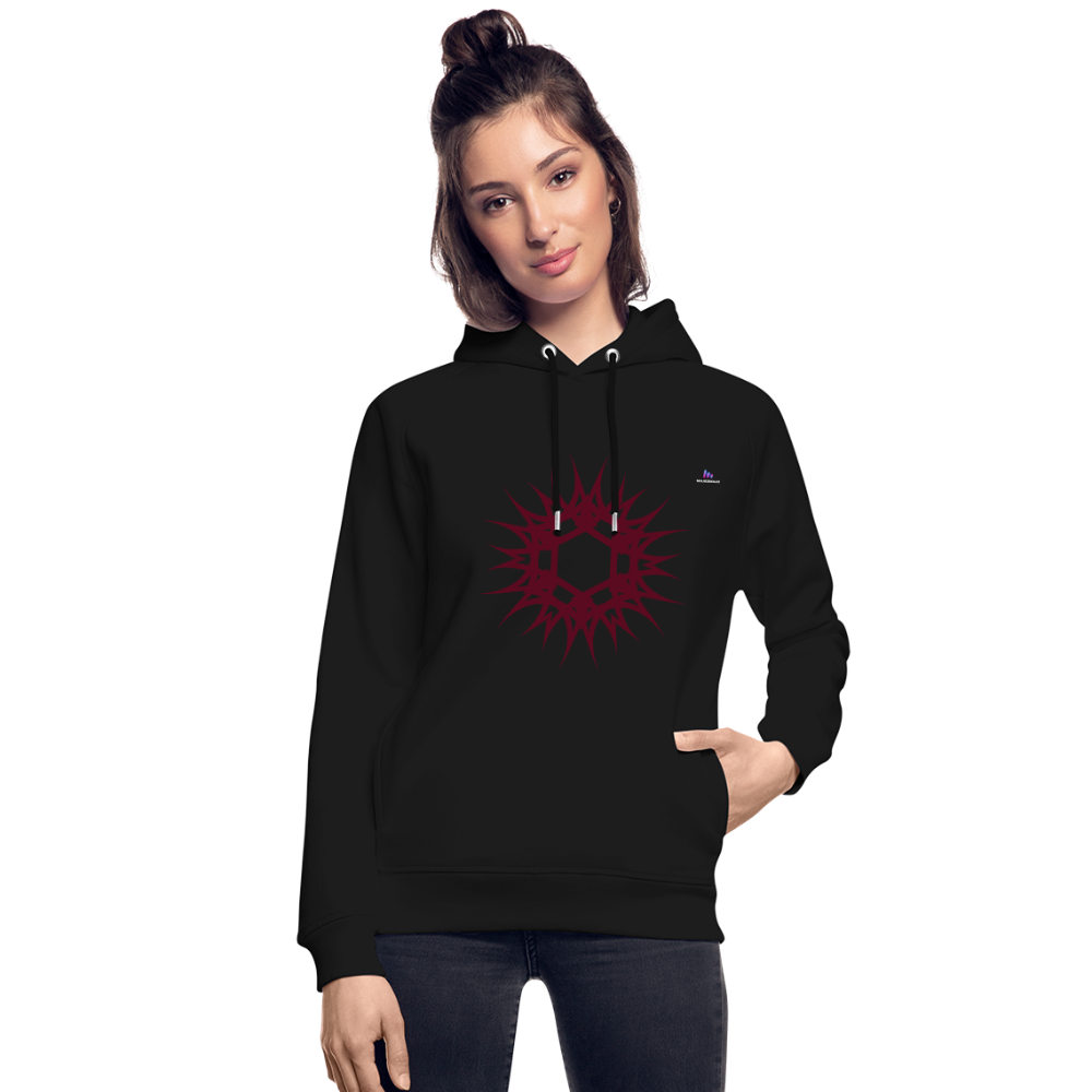 Unisex Organic Hoodie by Stanley & Stella "Tribal" - negro