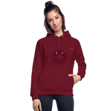 Unisex Organic Hoodie by Stanley & Stella "Tribal" - rojo burdeos