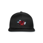 Snapback Cap "Rose" - negro/negro