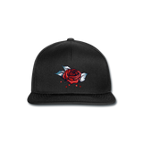 Snapback Cap "Rose" - negro/negro