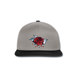 Snapback Cap "Rose" - gris grafito/negro