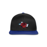 Snapback Cap "Rose" - negro/azul intenso