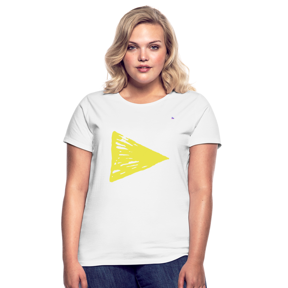 Women's T-Shirt "arrow" - blanco