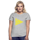 Women's T-Shirt "arrow" - gris jaspeado