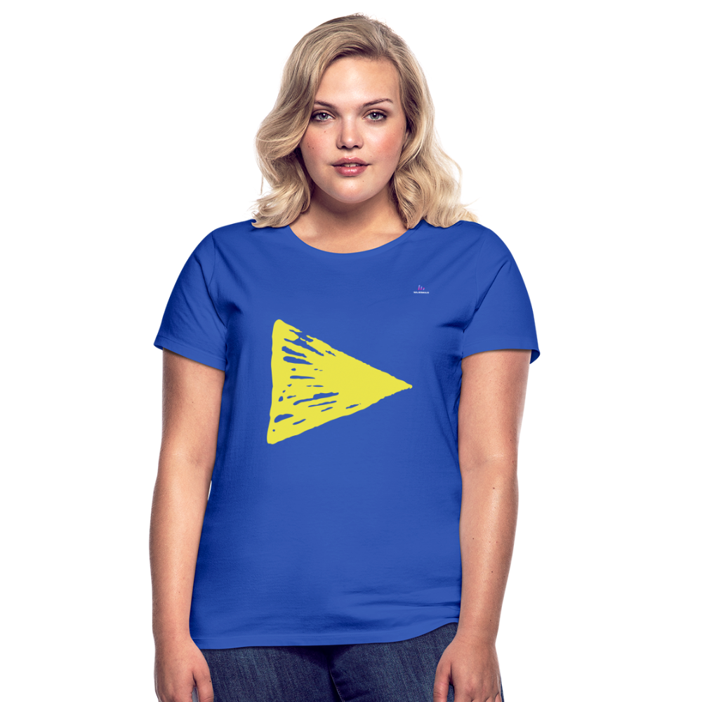Women's T-Shirt "arrow" - azul royal