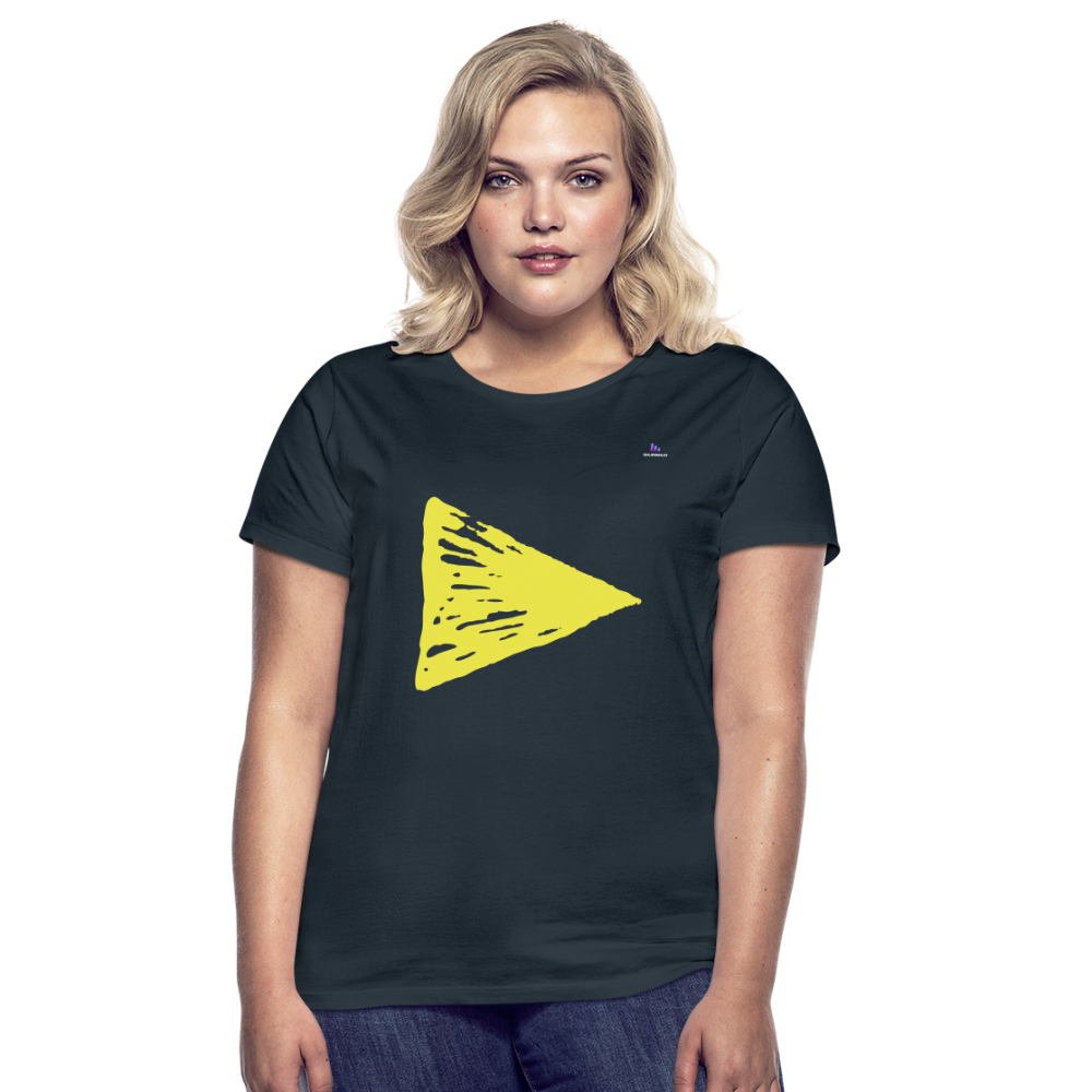 Women's T-Shirt "arrow" - azul marino