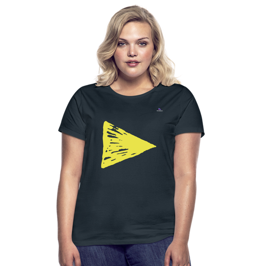 Women's T-Shirt "arrow" - azul marino