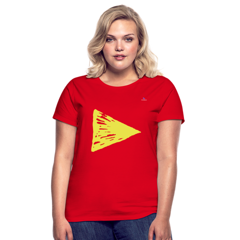 Women's T-Shirt "arrow" - rojo